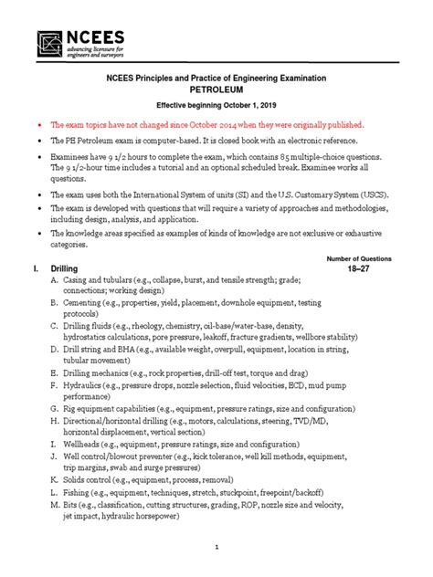 petroleum engineer board exam|NCEES Principles and Practice of Engineering Examination .